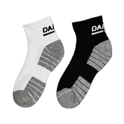 ULTRA DRY ELITE Socken Schwarz Weiß Fußgelenk